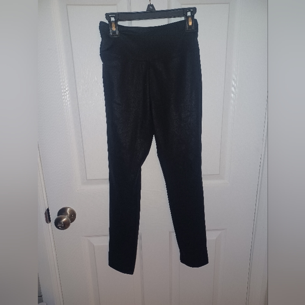 Girls faux leather leggings